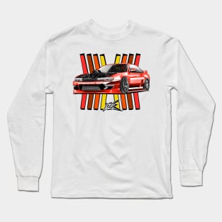 silvia s14 kouki v8 ls1 dragster red Long Sleeve T-Shirt